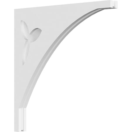 Ekena Millwork Naple Architectural Grade PVC Corbel, 1 7/8"W X 22"D X 22"H CORP01X22X22NA